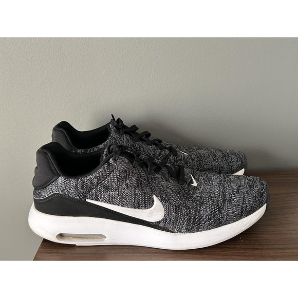 Nike Air Max Modern Flyknit Shoes Mens Size 14 Black White Running Sneakers - Picture 2 of 7